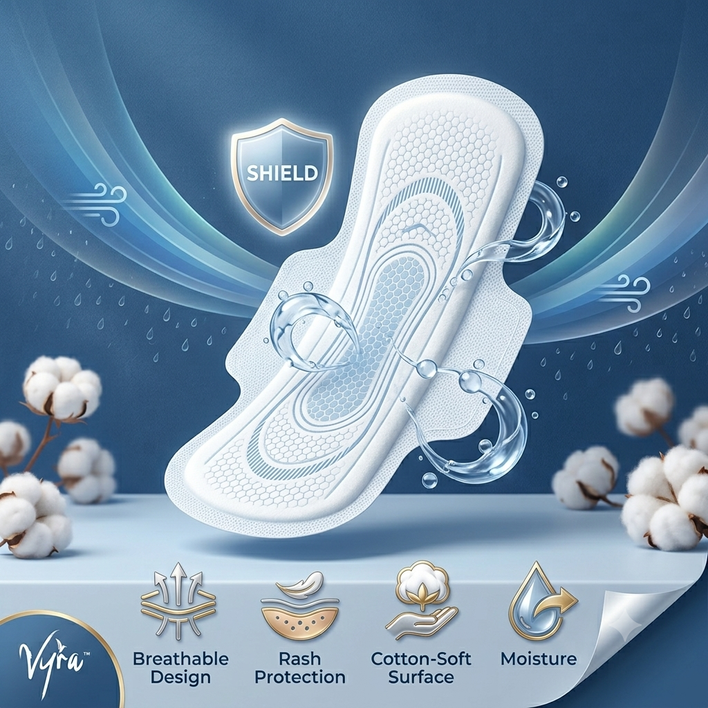 Rash free Sanitary pad
