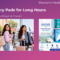 Best sanitary pads for long hours for work, college and travel